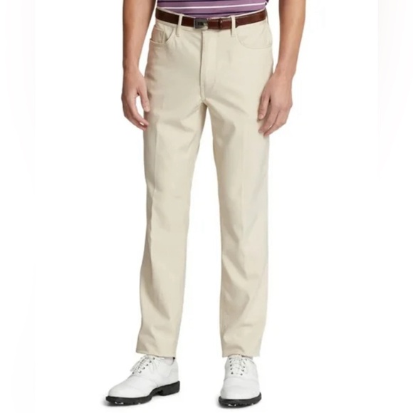 RLX Ralph Lauren Polo Performance Golf Pants 34x30 Light Tan